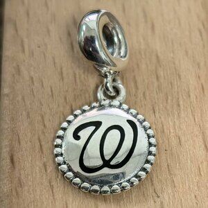 Pandora Washington Nationals Dangle Charm, S925 Silver Bracelets